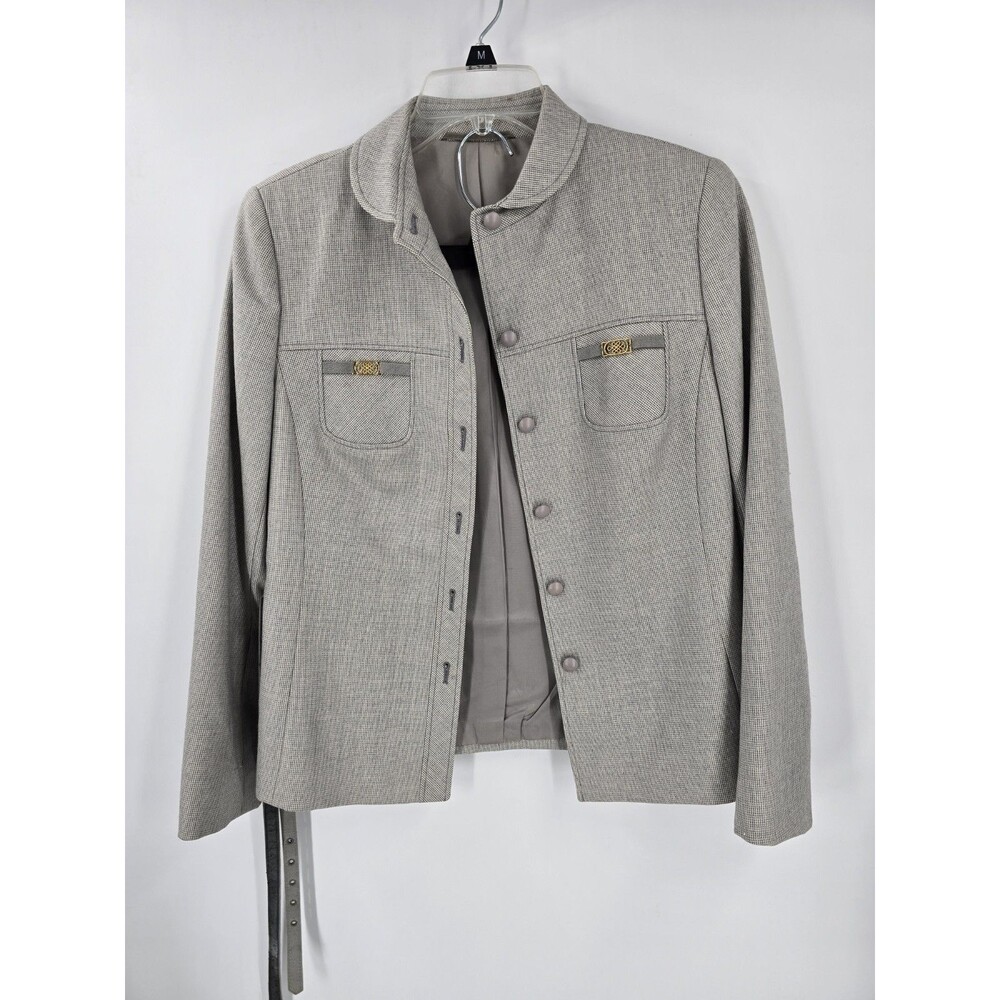 Ralph Création (West Germany) Vintage Suit Blazer 1970s Gray Quiet Luxury